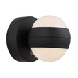 Aplica de perete Globo RANDI plastic, negru, alb, LED, 1.4W, 3000K, 90Lm - 78290AB