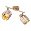 Spot Globo RUN metal, cristal, maro, fumuriu, E14 - 80040246