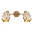 Spot Globo RUN metal, cristal, maro, fumuriu, E14 - 80040246