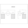 Spot Globo RUN metal, cristal, maro, fumuriu, E14 - 80040246