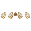 Spot Globo RUN metal, cristal, maro, fumuriu, E14 - 80040446