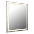 Oglinda Globo RIVAS metal, oglinda, plastic, nichel, alb, LED, 10W, 2700-4000-6500K, 512Lm - 84037