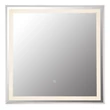 Oglinda Globo RIVAS metal, oglinda, plastic, nichel, alb, LED, 10W, 2700-4000-6500K, 512Lm - 84037