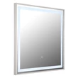 Oglinda Globo RIVAS metal, oglinda, plastic, nichel, alb, LED, 10W, 2700-4000-6500K, 512Lm - 84037