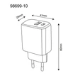 Adapter usb Globo USB ADAPTER plastic, alb, 10W, 5V, DC/2 A - 98699-10