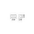 Aplica de perete exterioara IdealLux REX metal, plastic, maro, alb, E27, IP44 - 213224
