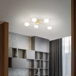 Plafoniera IdealLux HERMES PL5 metal, sticla, alama, alb, G9, 3000K, 3W, 370lm - 288277