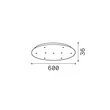 Baza IdealLux ROSONE metal, cupru - 344324