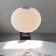 Pendul IdealLux COTTON metal, sticla, alb, E27 - 344591