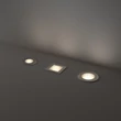 Lampa incastrata exetrior IdealLux PARK metal, sticla, gri, GU10, IP67 - 351780