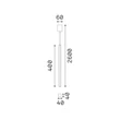 Pendul IdealLux LOOK metal, negru, GU10 - 352268