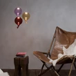 Abajur IdealLux CLOWN sticla, rosu - 352657
