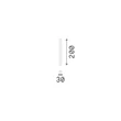 Plafoniera IdealLux LOOK metal, negru, LED, 5W, 3000K, 500Lm - 353319