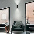 Aplica de perete IdealLux LOOK metal, negru, LED, 9W, 3000K, 900Lm - 353357