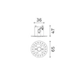 Accesorii pentru spot incastrabil IdealLux BEYOND metal, alb - 355849