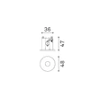 Accesorii pentru spot incastrabil IdealLux BEYOND metal, negru - 355856