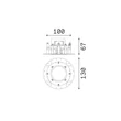 Accesorii pentru spot incastrabil IdealLux BEYOND metal, alb - 355948