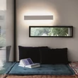 Aplica de perete IdealLux ZIG ZAG metal, culoarea cimentului, LED, 23W, 3000K, 2100Lm - 356686