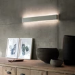 Aplica de perete IdealLux DELTA metal, acril, culoarea cimentului, LED, 30W, 3000K, 3350Lm - 357119