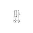 Spot incastrabil IdealLux NOVA metal, alb, LED, 6W, 3000K, 560m - 364339