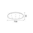 Baza IdealLux ROSONE metal, alama - 364940