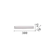 Aplica de perete IdealLux DORICA metal, acril, alama, alb, LED, 8,5W, 3000K, 930Lm - 366357