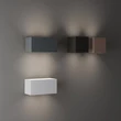 Aplica de perete IdealLux ATOM metal, sticla, gri, LED, 12W, 4000K, 1200Lm, IP54 - 366821