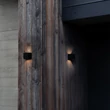 Aplica de perete IdealLux ATOM metal, sticla, negru, LED, 12W, 4000K, 1200Lm, IP54 - 366845