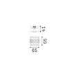 Lampa incastrata IdealLux LIKA metal, plastic, alb, LED, 10W, 3000K, 1050Lm - 367286
