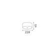 Baza IdealLux MAPA metal, alb - 368788