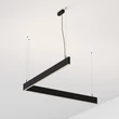 Pendul IdealLux STEEL metal, negru, LED, 38W, 4000K, 5150Lm - 368849