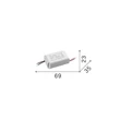 Driver on/off IdealLux MAPA plastic, alb, 30W - 369099