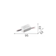 Driver on/off IdealLux MAPA plastic, alb, 18W - 369143