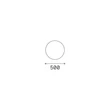 Abajur IdealLux MAPA sticla, opal - 369808
