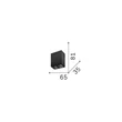 Plafoniera IdealLux LIKA metal, negru, LED, 6W, 3000K, 360m - 369877