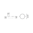 Sursa de lumina pentru sina magnetica IdealLux DEVA metal, negru, LED, 10W, 4000K, 1150Lm - 370019