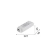 Driver IdealLux INFINITY metal, alb, 12W - 370088