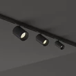 Sursa de lumina pentru sina magnetica IdealLux DEVA metal, negru, LED, 8W, 4000K, 780Lm - 370149