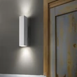 Aplica de perete IdealLux LOOK metal, alb, GU10 - 370194