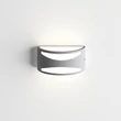 Aplica de perete exterioara IdealLux REX metal, plastic, gri, alb, E27, IP44 - 370972