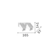 Aplica de perete IdealLux DYNAMITE metal, alama, GU10 - 371245