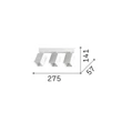 Plafoniera IdealLux DYNAMITE metal, alama, GU10 - 371283