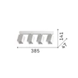 Plafoniera IdealLux DYNAMITE metal, alama, GU10 - 371375