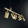 Pendul IdealLux DYNAMITE metal, alama, GU10 - 371399