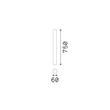 Plafoniera IdealLux LOOK metal, alama, GU10 - 371467
