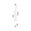 Pendul IdealLux LOOK metal, alama, GU10 - 371702