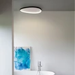 Plafoniera IdealLux GEMINI metal, plastic, negru, alb, LED, 24W, 4000K, 2950Lm - 372044