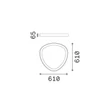 Plafoniera IdealLux GEMINI metal, plastic, negru, alb, LED, 30W, 4000K, 3550Lm - 372075