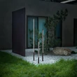 Lampadar exterior IdealLux JEDI metal, plastic, maro, LED, 12W, 3000K, 1250Lm, IP65 - 372273