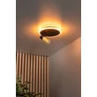 Plafoniera Lucide EVERINA metal, sticla, negru, transparent, LED, 5W+8W, 220lm+320lm, 2200K-6500K - 00131/23/30